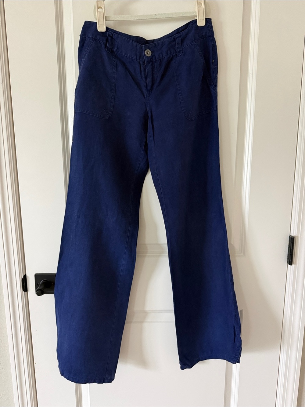 LONDONJEAN Women's Navy Blue Boot Cut Pants
